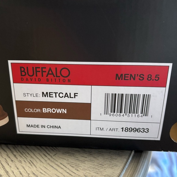 Men's Buffalo David Bitton Metcalf  Brown Memory Foam- Flexible - Picture 6 of 7